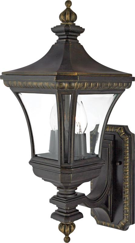 Devon 2-Light Imperial Bronze Outdoor Wall Lantern
