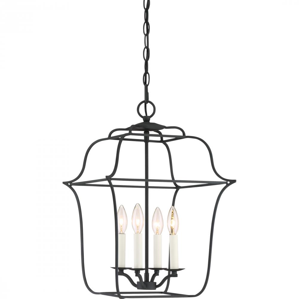 Gallery 4-Light Royal Ebony Pendant Light