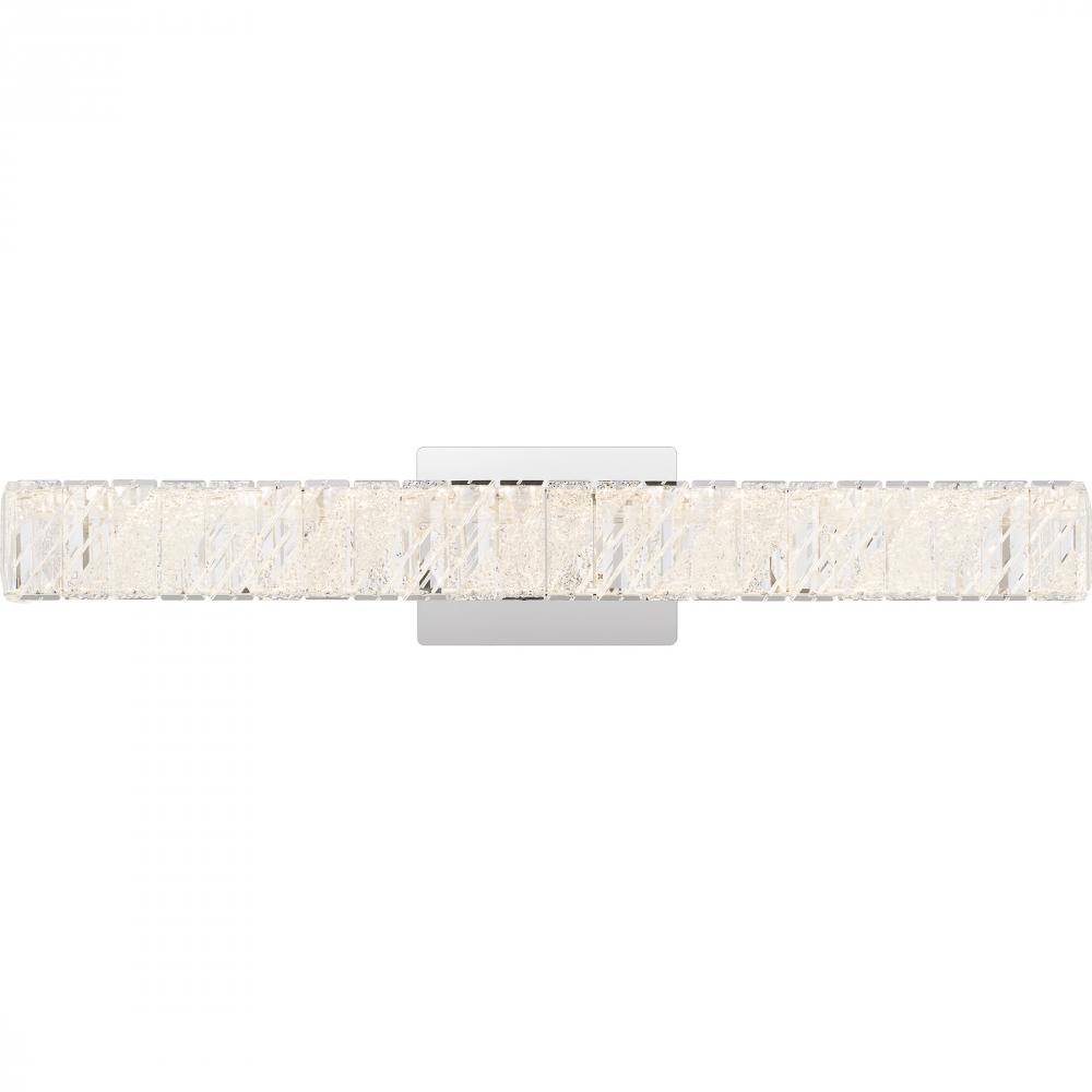 Garcelle Integrated LED Polished Chrome Bath Light