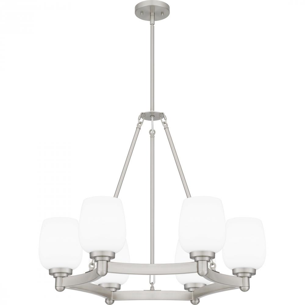 Penning 6-Light Brushed Nickel Chandelier
