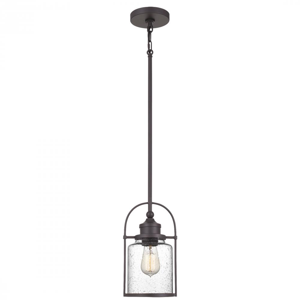 Payson 1-Light Western Bronze Mini Pendant Light
