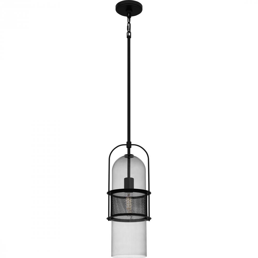 Soffer 1-Light Matte Black Mini Pendant Light