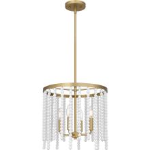 Quoizel APE2816AB - Apelle 4-Light Aged Brass Pendant Light