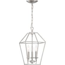 Quoizel AVY5203BN - Aviary 3-Light Brushed Nickel Mini Pendant Light