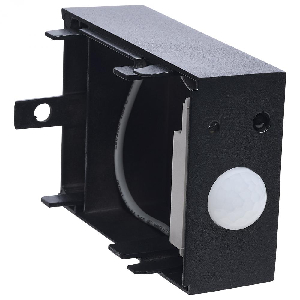 Momentum; PIR Sensor for LED Connectable Linear Strip Fixtures; End Mount; Black Finish