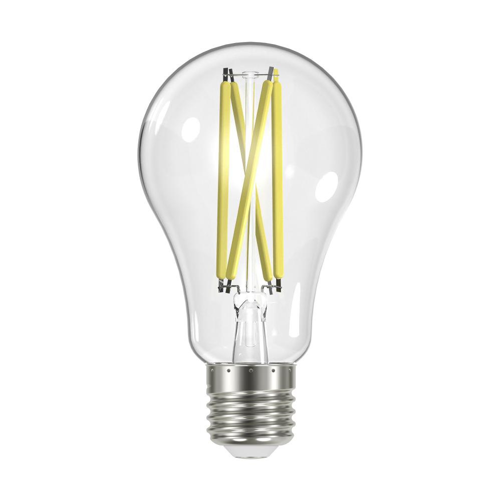 12.5 Watt A19 LED Filament; Clear; Medium Base; 2700K; 90 CRI; 120 Volt