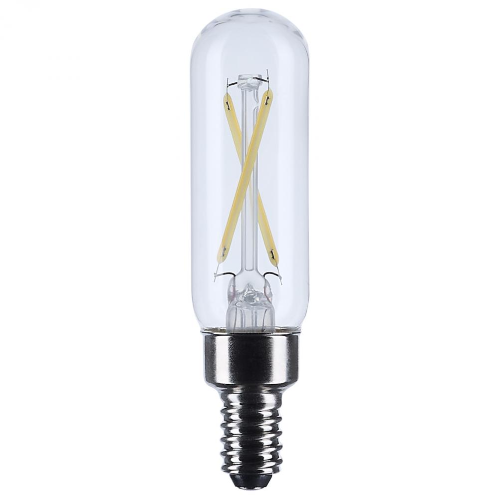 2.8 Watt T6 LED; Candelabra Base; Clear; 3000K CCT; 120 Volt