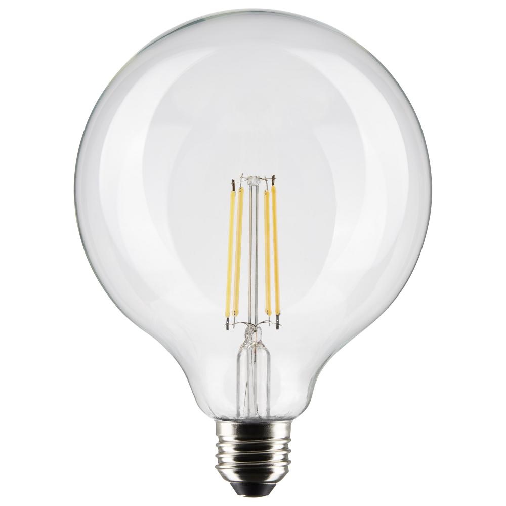 8 Watt G40 LED Filament; Clear; Medium base; 90 CRI; 3000K; 120 Volt