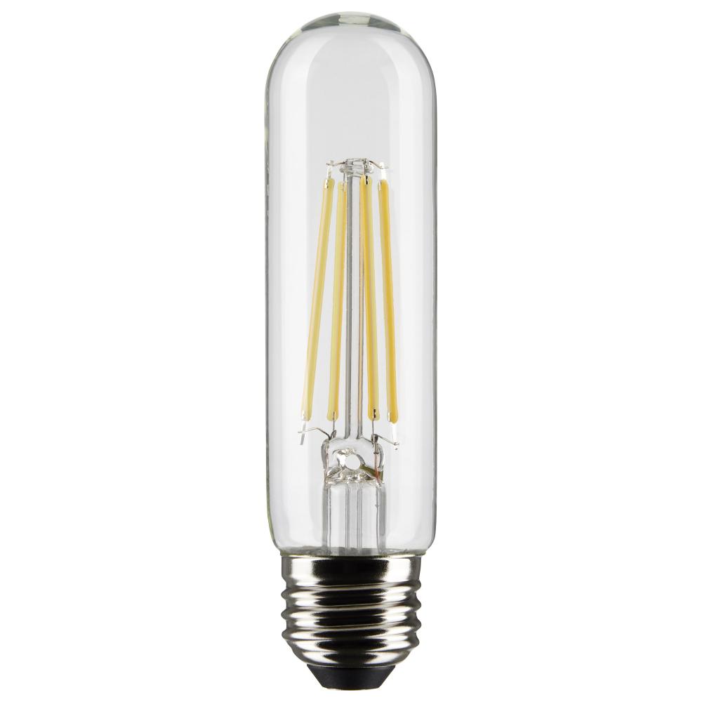 8 Watt T10 LED Filament; Clear; Medium base; 90 CRI; 2700K; 120 Volt