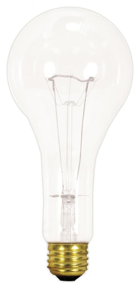150 Watt PS25 Incandescent; Frost; 5000 Average rated hours; 2200 Lumens; Medium base; 130 Volt;