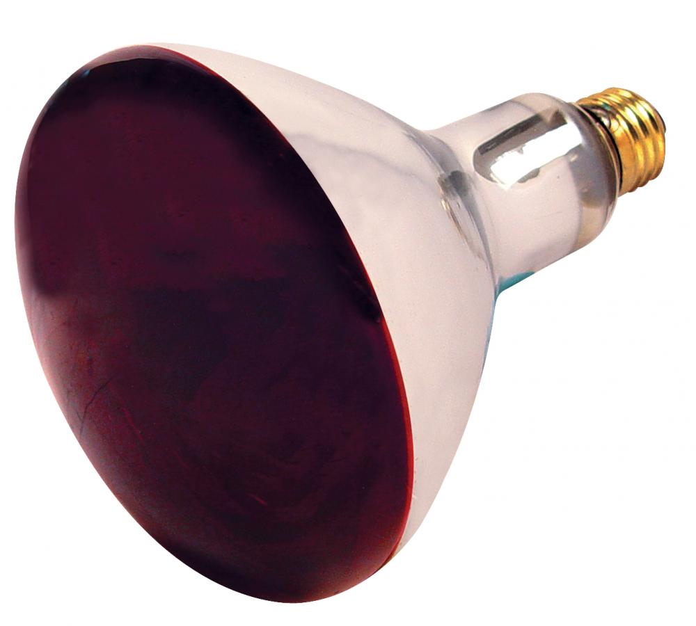 250 Watt R40 Incandescent; Red Heat; 6000 Average rated hours; Medium base; 120 Volt; 2-Pack