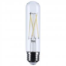 Satco Products Inc. S12525 - 8 Watt T10 LED; Medium Base; Clear; 3500K CCT; 120 Volt