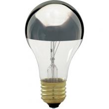 Satco Products Inc. S3955 - 60 Watt A19 Incandescent; Silver Crown; 1500 Average rated hours; 580 Lumens; Medium base; 130 Volt
