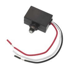 Satco Products Inc. 90/2611 - Photoelectric Switch Plastic DOS Shell Rated: 100W-125V For Outdoor Use 11/2" x 11/8" x