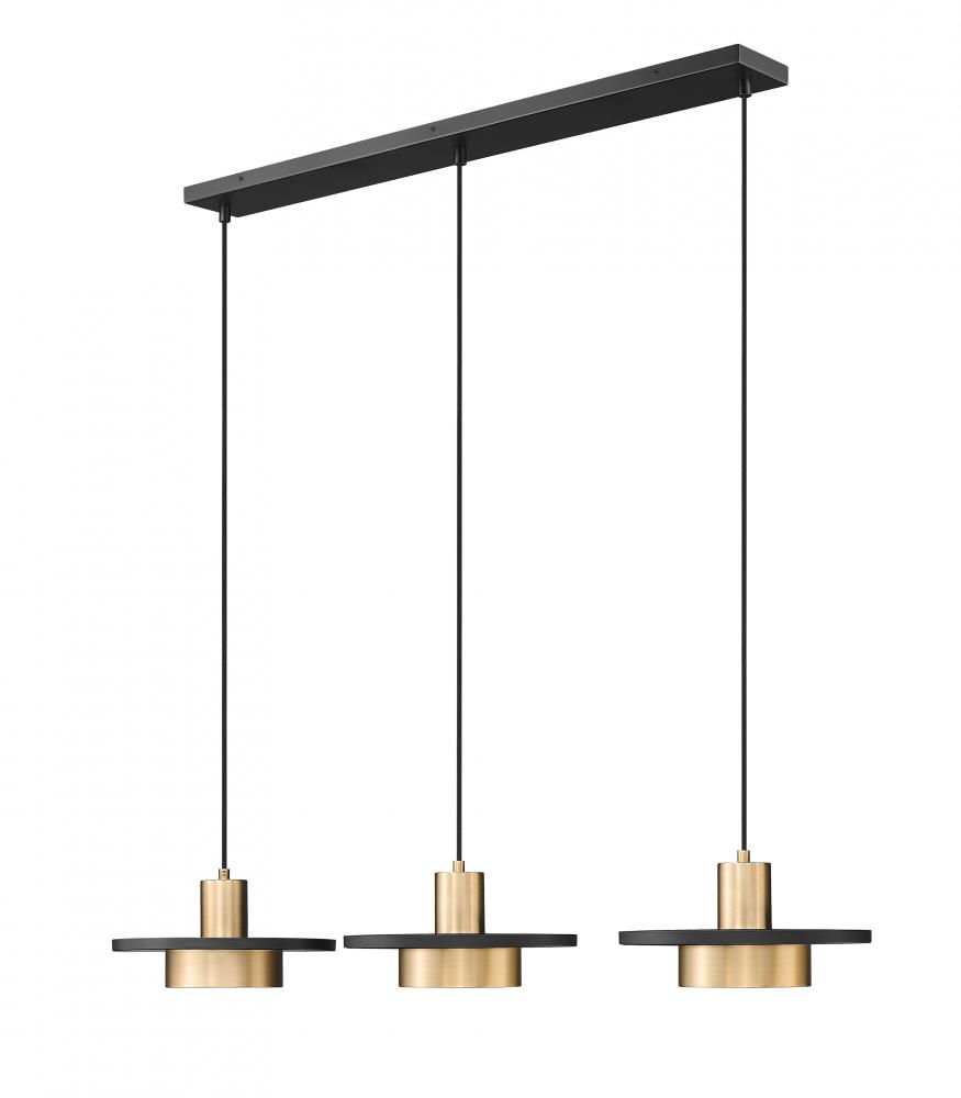 3 Light Linear Chandelier