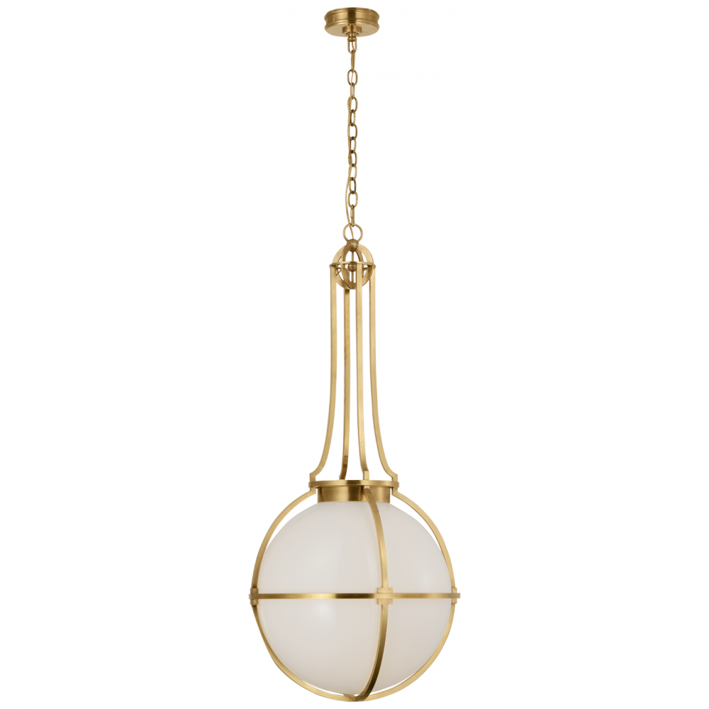 Gracie Large Captured Globe Pendant