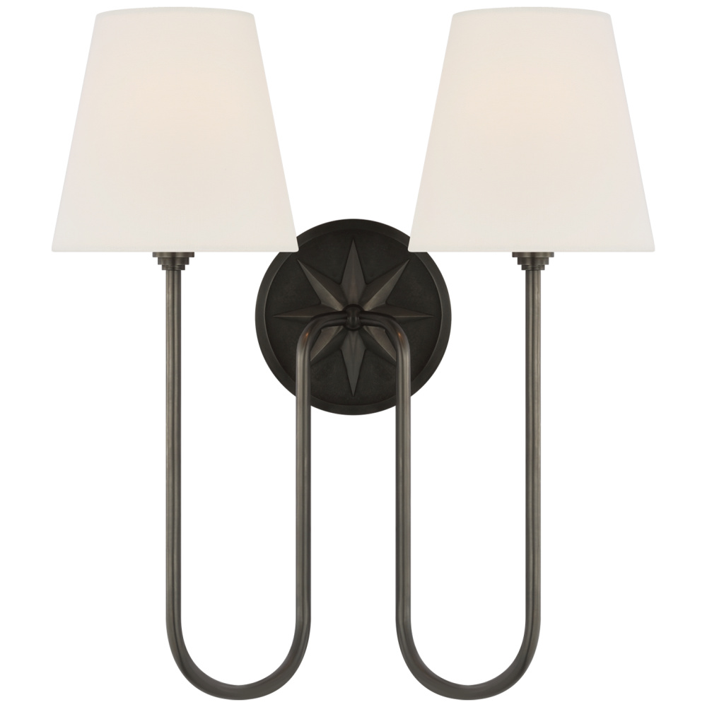 Polaris 17" Double Sconce
