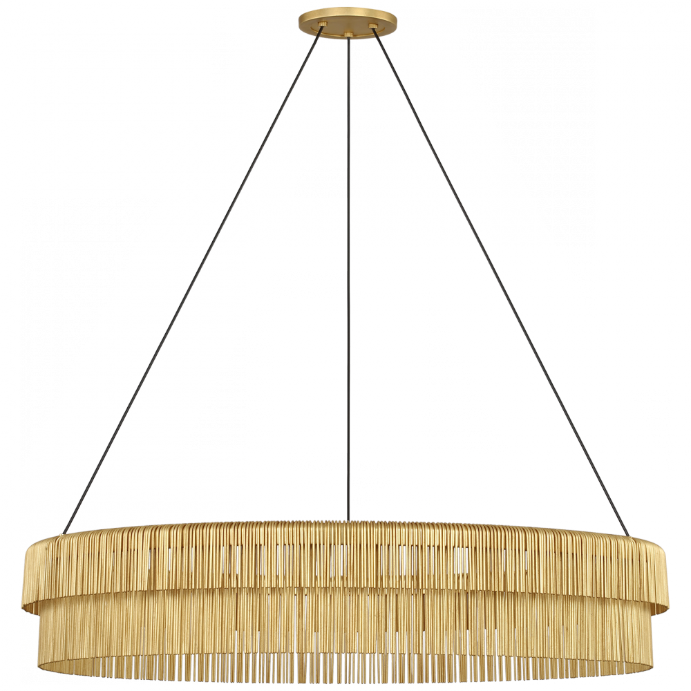 Differo 34" Layered Ring Chandelier