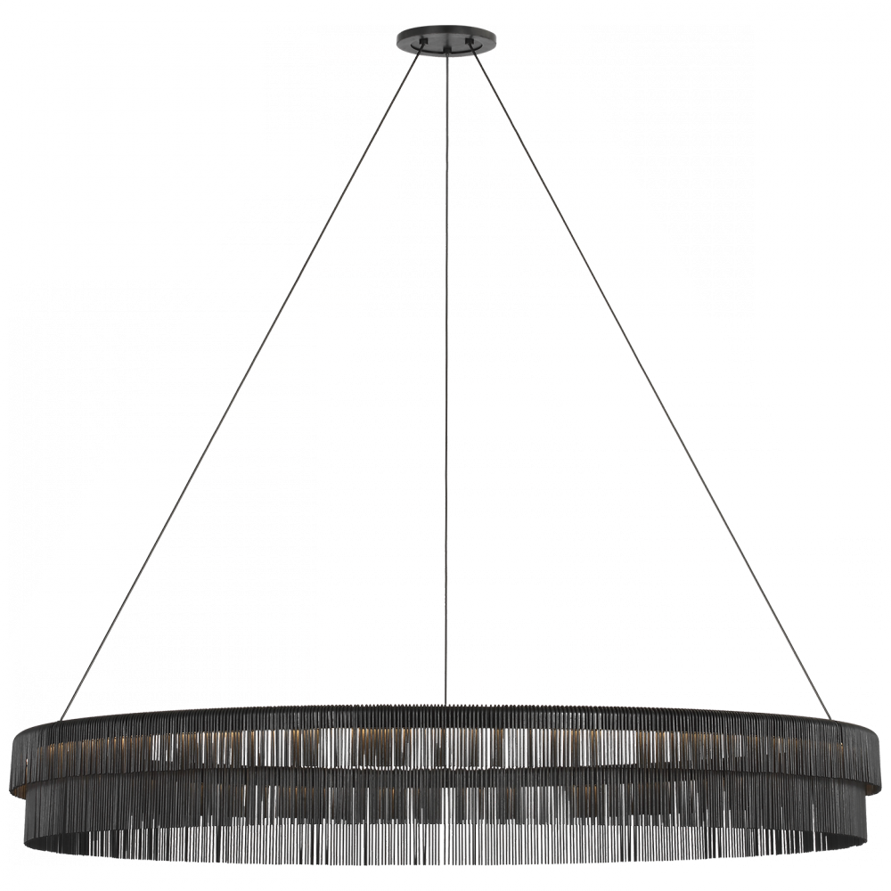 Differo 50" Layered Ring Chandelier