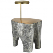 Visual Comfort & Co. Signature Collection AMB 1102ECL-MBR - Lega 36" Sculpted Side Table Reading Floor Lamp