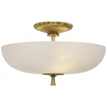 Visual Comfort & Co. Signature Collection ARN 4415HAB-ALB - Pascal 14" Bowl Semi-Flush Mount