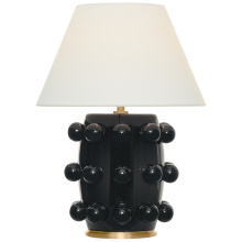 Visual Comfort & Co. Signature Collection KW 3030BLK-L-CL - Linden 14" Cordless Table Lamp