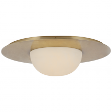 Visual Comfort & Co. Signature Collection KW 4008AB-ALB - Fosse 21" Flush Mount