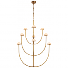 Visual Comfort & Co. Signature Collection KW 5622AB-ALB - Pedra X-Large Three-Tier Chandelier