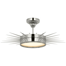 Visual Comfort & Co. Signature Collection SK 4190PN-WG - Soleil 28" Semi-Flush Mount