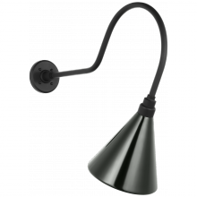 Visual Comfort & Co. Signature Collection TOB 2803MBK/S10-G - Academy 26" Angled Flynn Barn Light