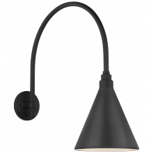 Visual Comfort & Co. Signature Collection TOB 2815MBK/S10-MBK - Academy 19.5" Arched Mack Barn Light