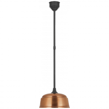 Visual Comfort & Co. Signature Collection TOB 5811MBK-SC - Academy 12.5" Rockhouse Pendant