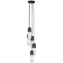 Visual Comfort & Co. Signature Collection TOB 5646BZ/HAB-FG-5 - Junio 5-Light Pendant