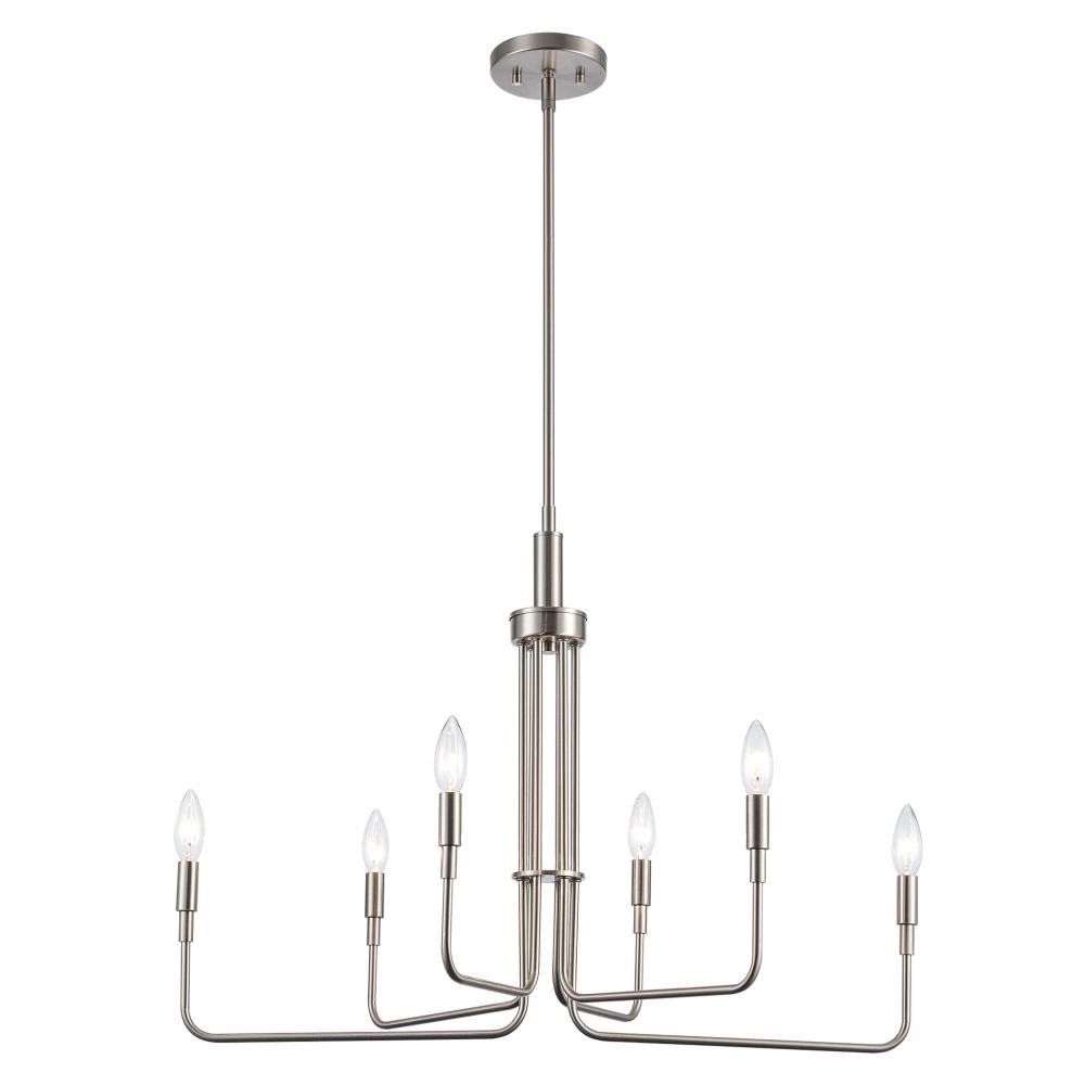 Chandeliers Brushed Nickel