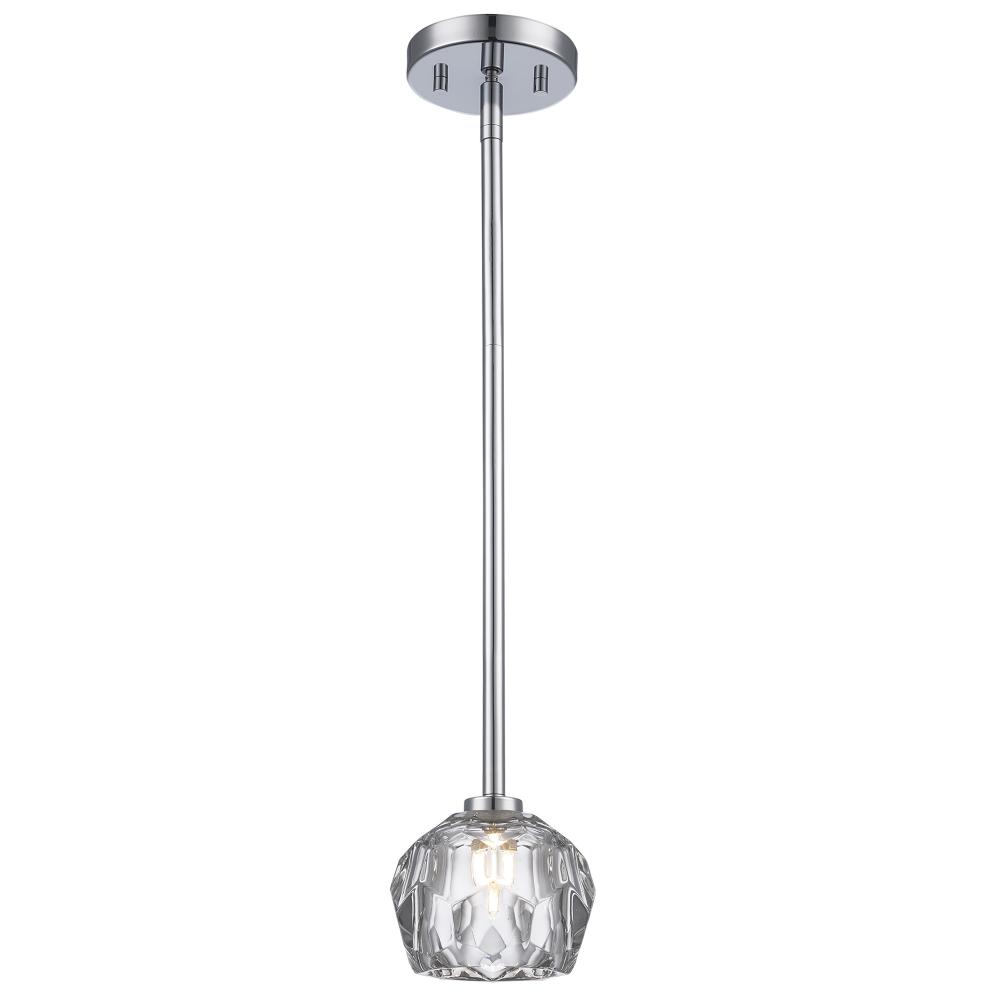 1LT PENDANT-CRYSTAL SHADE-PC