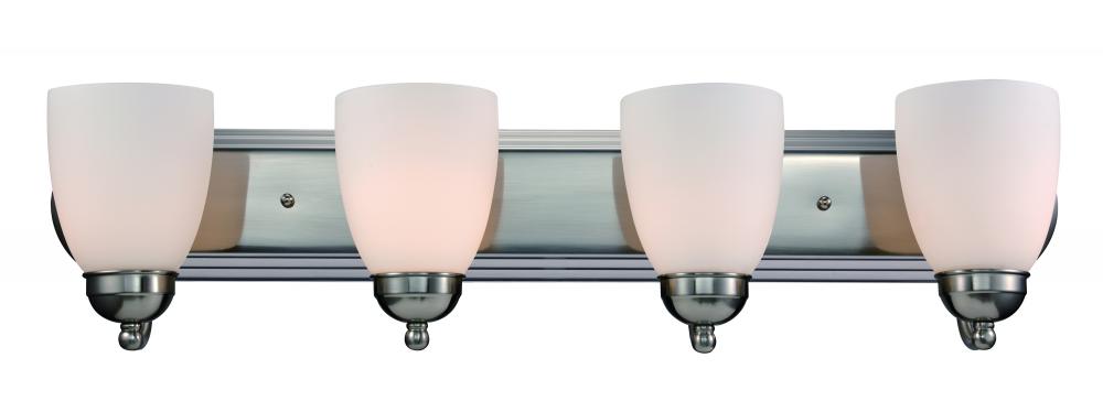 4LT BATH-OPAL GLASS-BN