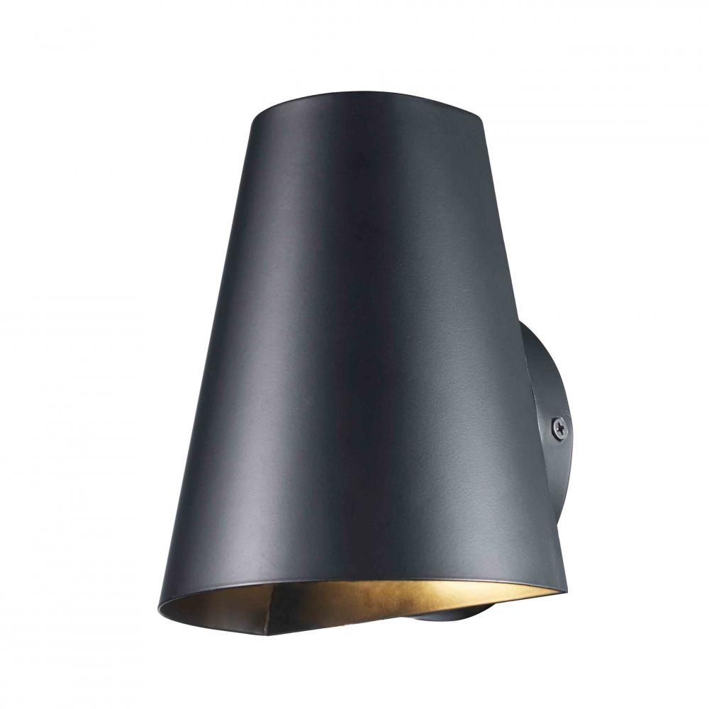 1LT OUTDOOR WALL-DL-CONE-MB