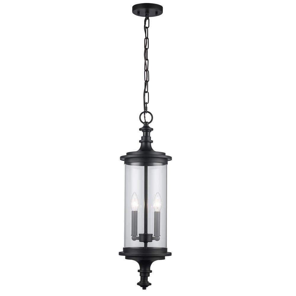 2LT EURO MDRN HANGING LANTERN