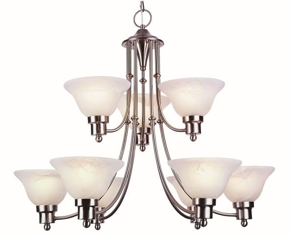 9LT 2TIER-CHANDELIER