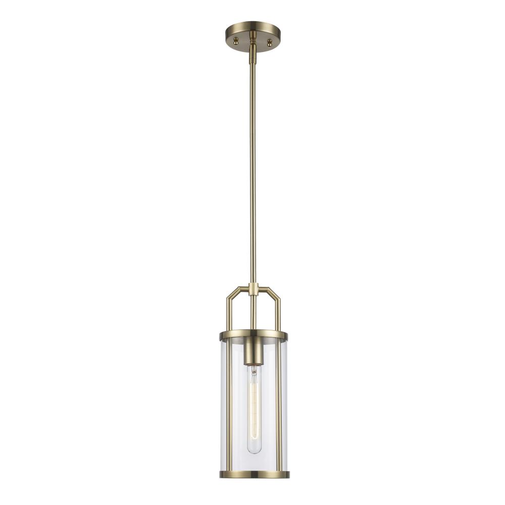 1LT PENDANT-CYLINDER GLASS-M-A