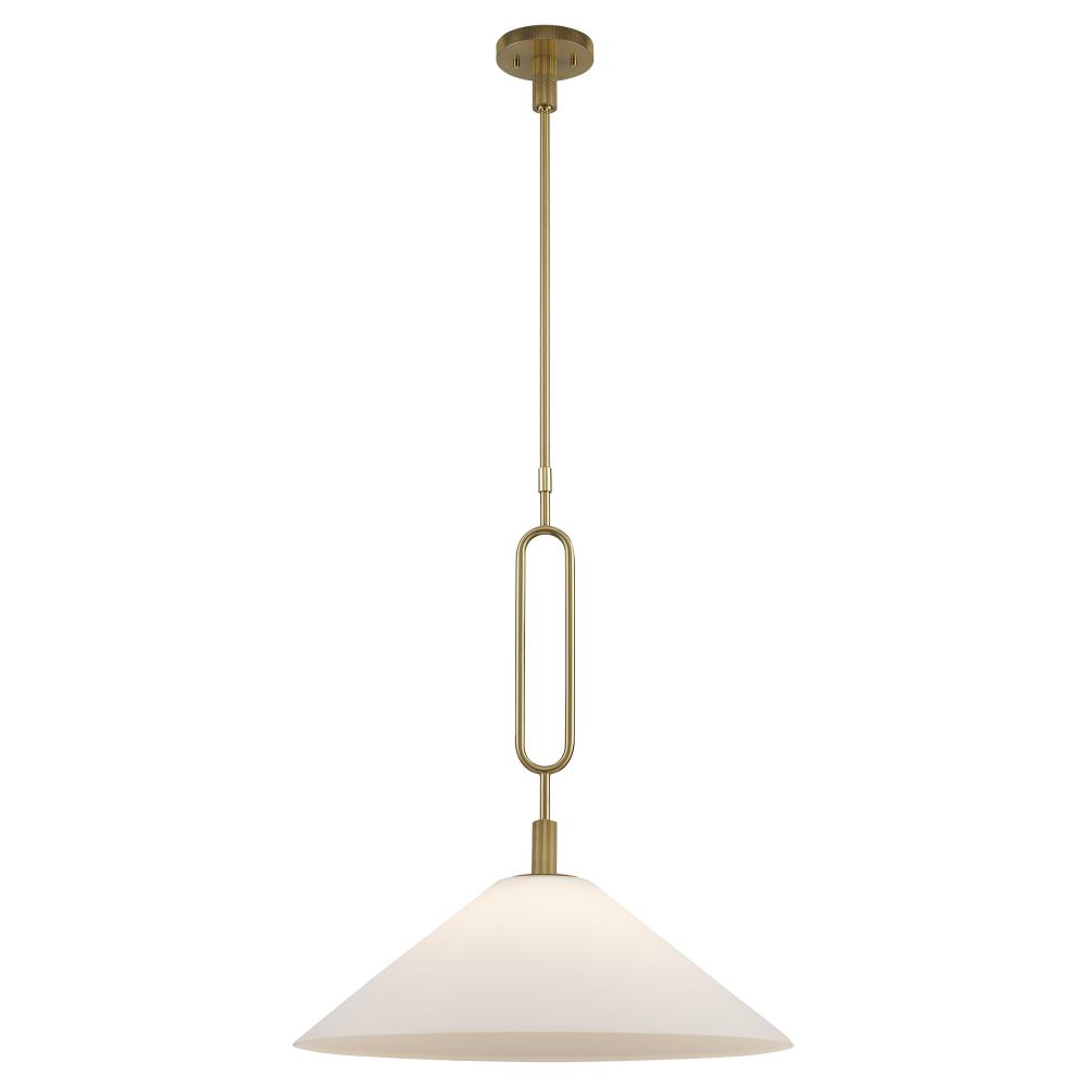 1LT 21.5" PENDANT GEOMETRIC-AG