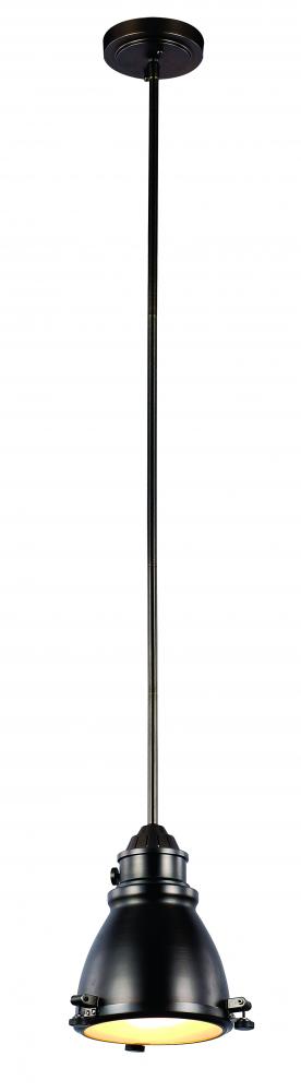 1LT PENDANT-RETRO INDUST-SM-WB