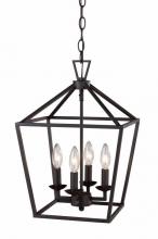 Trans Globe 10264 ROB - 4LT PENDANT-BIRD CAGE-ROB