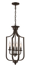 Trans Globe 11214 MB - 4LT FOYER PENDANT JAX SML-MB