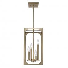 Trans Globe 11714 AG - 4LT PENDANT MID CENTURY-AG
