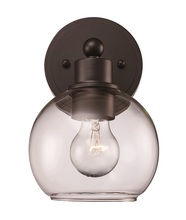 Trans Globe 22221 BK - 1LT SCONCE BAILEY CL-BK