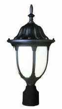 Trans Globe 4042 BK - 1LT POST-MED-OUTD-OPAL GLASS