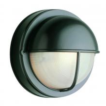 Trans Globe 4120 WH - 1 LIGHT ROUND OUTDOOR BULKHEAD