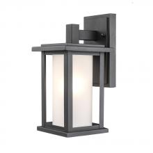 Trans Globe 51400 BK - 1LT WALL LANTERN-SML-FROSTED I