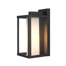 Trans Globe 51460 BK - 1LT WALL LANTERN-SML-12" FROST
